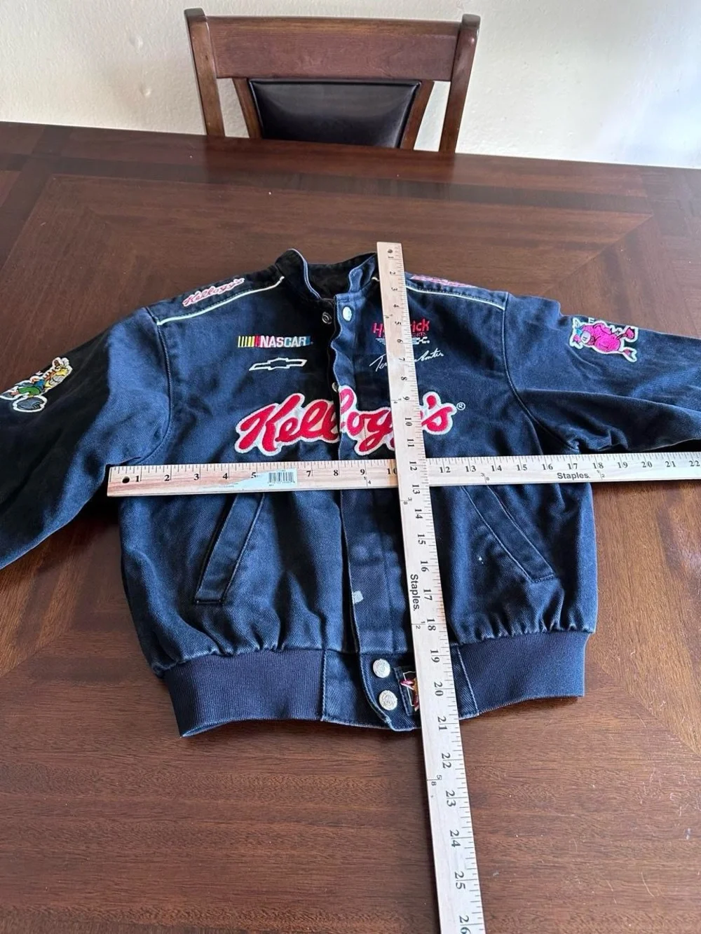 Vintage Kellogg’s Tony the Tiger NASCAR Racing Jacket Kids Size L